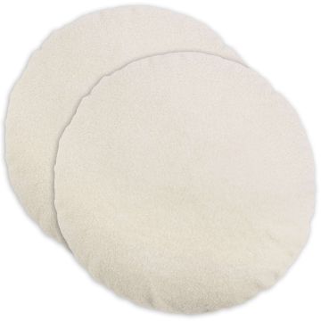 Federa 2 pcs HEERLEN Crema Ø 50 cm Bouclé