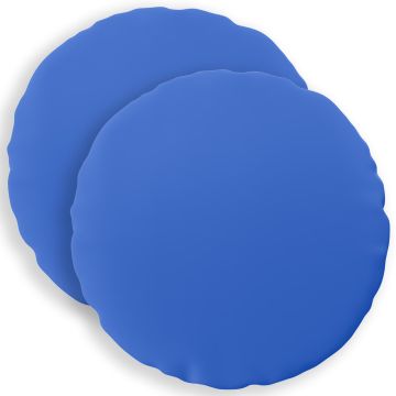 Federa 2 pcs HEERLEN Blu Reale Ø 50 cm Poliestere