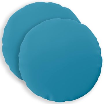Federa 2 pcs HEERLEN Azzurro Ø 50 cm Poliestere