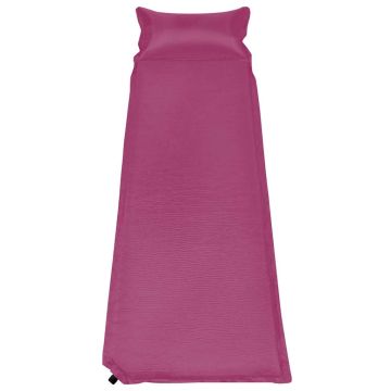 Materasso Gonfiabile ad Aria con Cuscino 66x200 cm Rosa