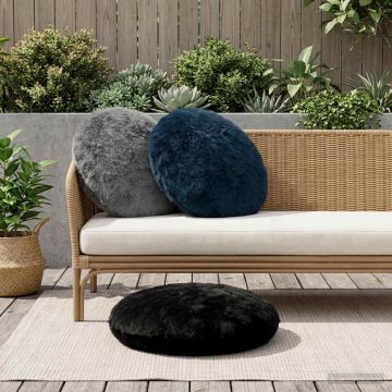 Federa 2 pz HEERLEN Grigio Scuro Ø 50 cm