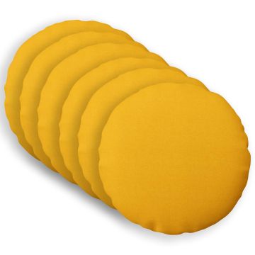 Federa 6 pz HEERLEN Giallo Chiaro Ø 60 cm Tessuto