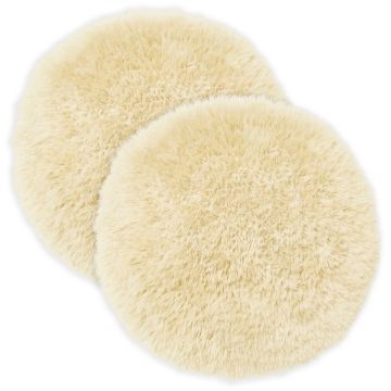 Federa 2 pcs HEERLEN Crema Ø 60 cm Fleece PV