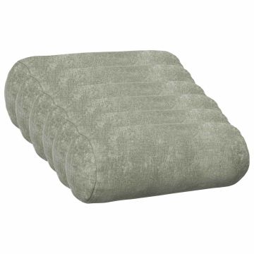 Federa 6 pz HEERLEN Verde Ø 15 x 40 cm Tessuto Chenille