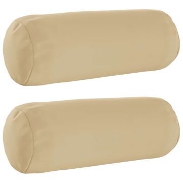 Federa 2 pcs HEERLEN Beige Ø 15 x 40 cm Poliestere