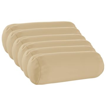 Federa 6 pcs HEERLEN Beige Ø 15 x 40 cm Poliestere