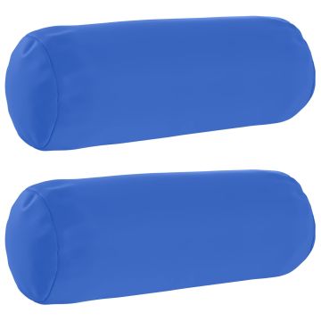 Federa 2 pcs HEERLEN Blu Reale Ø 15 x 40 cm Poliestere