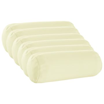 Federa 6 pcs HEERLEN Crema Ø 15 x 40 cm Poliestere