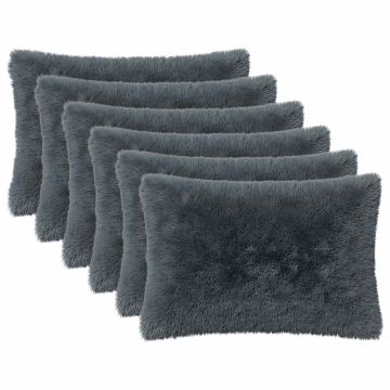 Cuscino con cuscino HEERLEN 2 pz Antracite Fleece PV