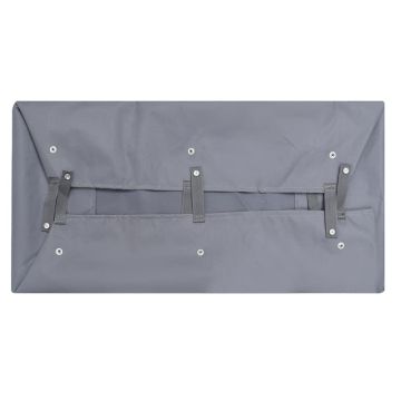 Telo per Carrello da Giardino Grigio Scuro 81x41x21 cm Tessuto