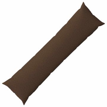 Cuscino con cuscino HEERLEN Marrone 40 x 145 cm Tessuto