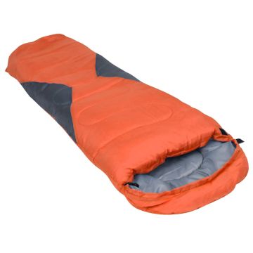 Sacco a Pelo Avvolgente Ultraleggero Bambino Arancio 670g 10°C
