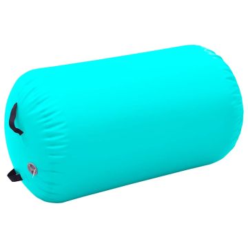 Rullo da Ginnastica Gonfiabile con Pompa 100x60 cm in PVC Verde