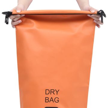 Borsa Impermeabile Arancione 20 L in PVC