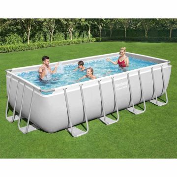 Bestway Power Steel Set Piscina Rettangolare 488x244x122 cm