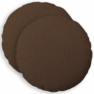 Cuscino con cuscino HEERLEN 2 pz Marrone Tessuto