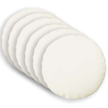 Cuscino con cuscino HEERLEN 6 pz Bianco Tessuto