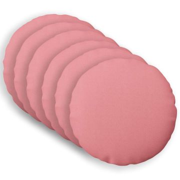 Cuscino con cuscino HEERLEN 6 pz Rosa Tessuto