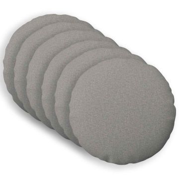 Cuscino con cuscino HEERLEN 6 pz Grigio Nuvola Tessuto