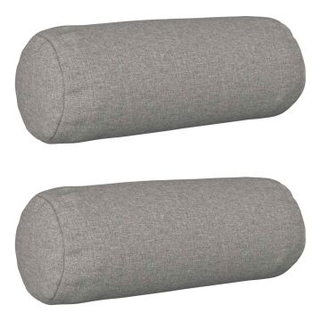 Cuscino con cuscino HEERLEN 2 pz Grigio Nuvola Tessuto
