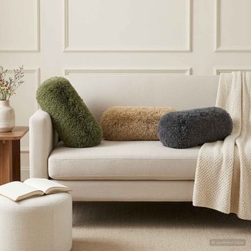 Cuscino con cuscino HEERLEN 6 pz Verde Fleece PV