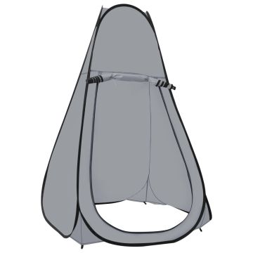 Tenda Doccia da Campeggio Pop Up Grigia