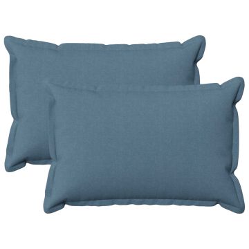 Cuscino con cuscino HOUTEN 2 pz Blu jeans Lino