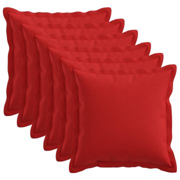 Cuscino con cuscino HOUTEN 6 pz Rosso Lino