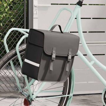 Borsa Singola Bicicletta Impermeabile per Portapacchi 21 L Nero