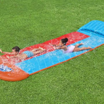 Bestway H2OGO Doppio Scivolo d'Acqua Tsunami Splash Ramp