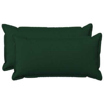Cuscino con cuscino HOUTEN 2 pz Verde Scuro Lino