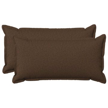 Cuscino con cuscino HOUTEN 2 pz Marrone Lino
