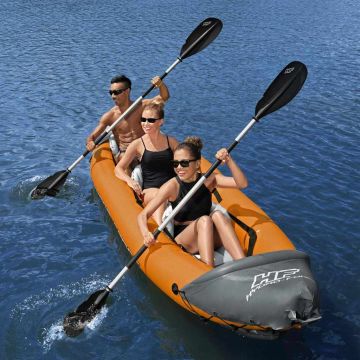 Bestway Set Kayak Gonfiabile per Tre Persone Hydro-Force Rapid x3