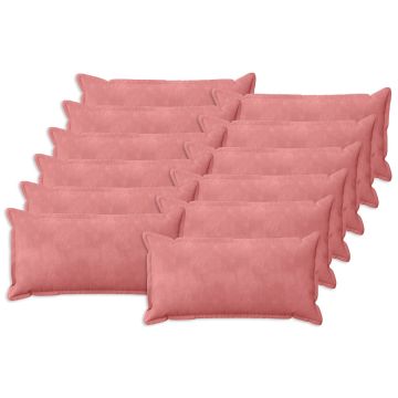 Cuscino con cuscino HOUTEN 12 pz Rosa Velluto
