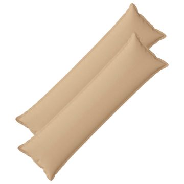 Cuscino con cuscino HOUTEN 2 pz Crema Lino