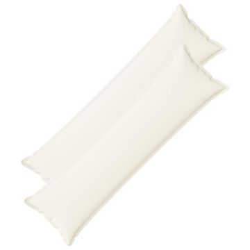 Cuscino con cuscino HOUTEN 2 pz Bianco Lino