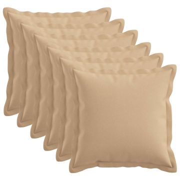 Cuscino con cuscino HOUTEN 6 pz Crema Lino