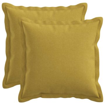 Cuscino con cuscino HOUTEN 2 pz Verde chiaro Lino
