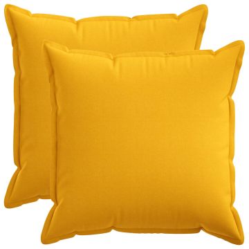 Cuscino con cuscino HOUTEN 2 pz Giallo Chiaro Lino