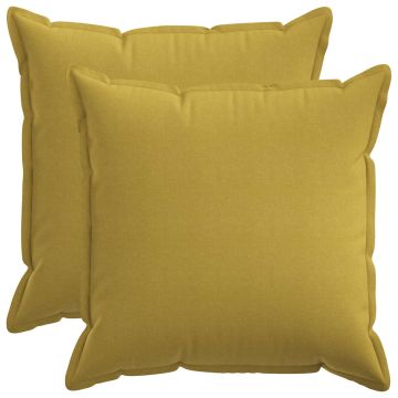Cuscino con cuscino HOUTEN 2 pz Verde chiaro Lino