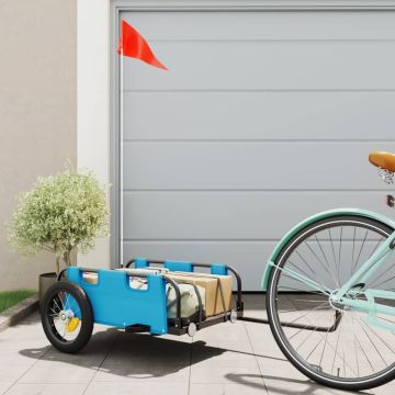 Rimorchio da Bici Blu Oxford e Ferro