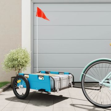Rimorchio da Bici Blu Oxford e Ferro