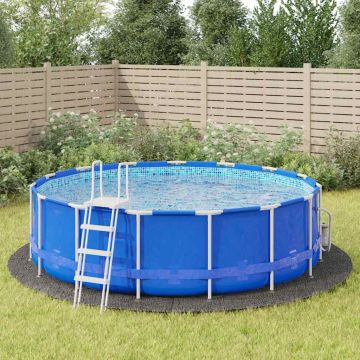 Telo per Fondo Piscina Ø 500 cm (2 mm) Rotondo Grigio Chiaro
