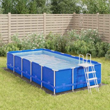 Telo per Fondo Piscina 500 x 250 cm Rettangolare Grigio Chiaro