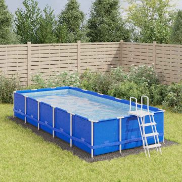 Telo per Fondo Piscina 640 x 321 cm Rettangolare grigio chiaro