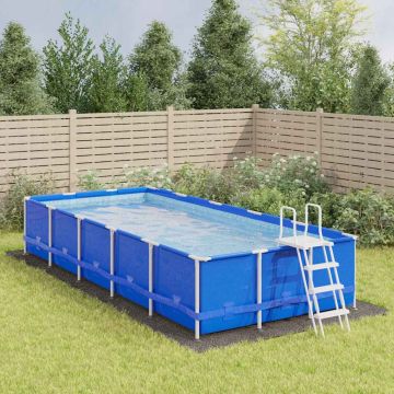 Telo per Fondo Piscina 750 x 370 cm Rettangolare grigio chiaro