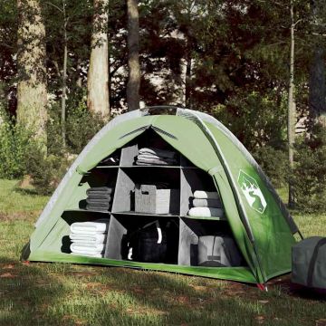 Tenda Portaoggetti con 9 Scomparti Verde Impermeabile