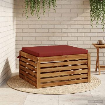 Cuscino per Sedia in Unico Pezzo SOEST 100% Poliestere Rosso