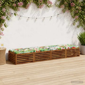Cuscini per Sedia in 4 Pezzi SOEST 4 pz 100% Poliestere