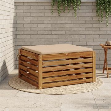 Cuscino per Sedia in Unico Pezzo SOEST 100% Poliestere Sabbia